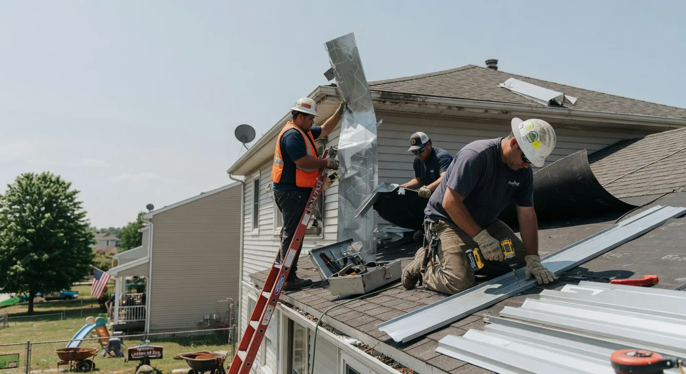 Storm Damage Metal Roof Repair in Axtell, NE